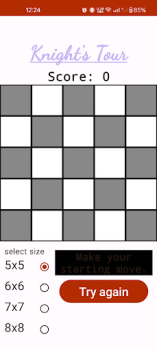 Download Knight's Tour Puzzles for Android screenshot 2