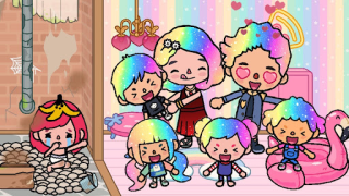 Download Toka Boka Rainbow Hair Girl Entertainment for Android screenshot 3