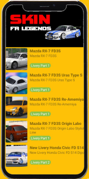 Download Skin FR Legends Livery Mods Entertainment for Android screenshot 2