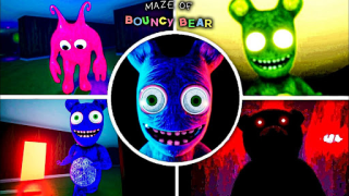 Download Maze Of Bouncy Bear scary game Adventure for Android screenshot 7