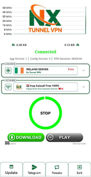 Download Nx Tunnel Vpn Tools for Android screenshot 2