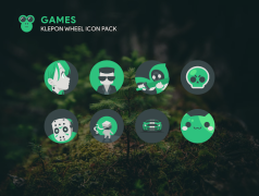 Download Klepon Wheel: Dark Icon Pack Personalization for Android screenshot 2