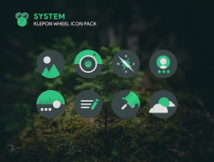 Download Klepon Wheel: Dark Icon Pack Personalization for Android screenshot 4