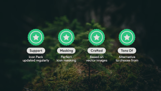 Download Klepon Wheel: Dark Icon Pack Personalization for Android screenshot 6