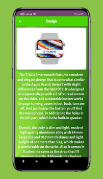 Download T700s Smart Watch guide Tools for Android screenshot 4
