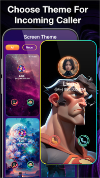 Download Color Phone: Call Screen Theme Personalization for Android screenshot 4