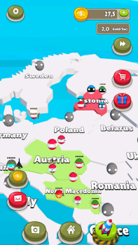 Download Country Balls: Idle War 3D Arcade for Android screenshot 2