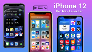 Download iphone 12 pro max launcher Personalization for Android screenshot 2