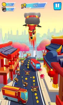 Download Talking Tom Hero Dash Action for Android screenshot 2