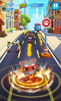 Download Talking Tom Hero Dash Action for Android screenshot 5