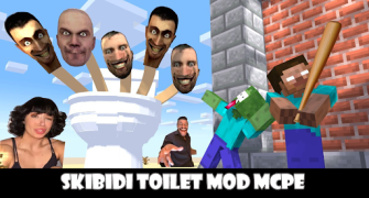 Download Skibidi Toilet Mod Minecraft Entertainment for Android screenshot 4