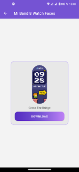 Download Xiaomi Mi Band 8 Watch Faces Personalization for Android screenshot 3