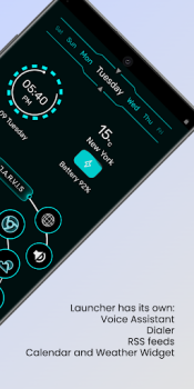 Download Jarvis Scifi: Epic Launcher Personalization for Android screenshot 2