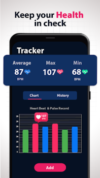 Download Heart Rate Monitor: Pulse Scan Medicine for Android screenshot 4