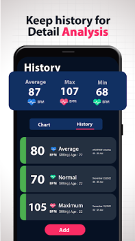 Download Heart Rate Monitor: Pulse Scan Medicine for Android screenshot 6
