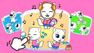 Download Talking Ginger Coloring Education for Android screenshot 4