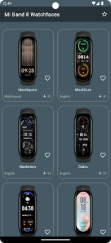Download Mi Band 8 WatchFaces Personalization for Android screenshot 2