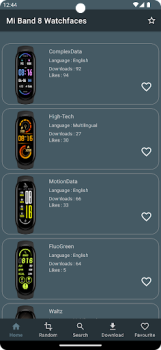 Download Mi Band 8 WatchFaces Personalization for Android screenshot 4