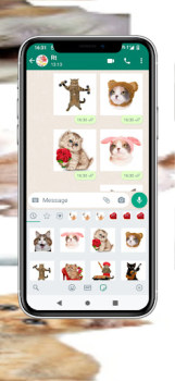 Download WAStickerApps Stickers Cats Contact for Android screenshot 5