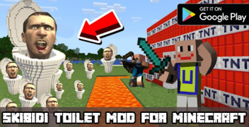 Download Skibidi Toilet 3 mod Minecraft Personalization for Android screenshot 4