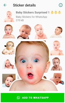 Download Baby Stickers for WhatsApp Contact for Android screenshot 3