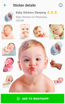Download Baby Stickers for WhatsApp Contact for Android screenshot 5