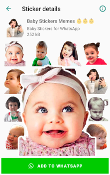 Download Baby Stickers for WhatsApp Contact for Android screenshot 6