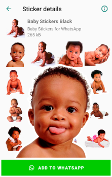 Download Baby Stickers for WhatsApp Contact for Android screenshot 7