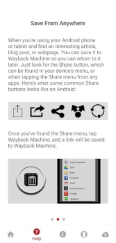 Download Wayback Machine Social for Android screenshot 5