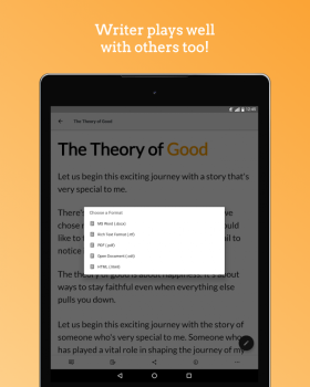 Download Zoho Writer - Document Editor Work for Android screenshot 3