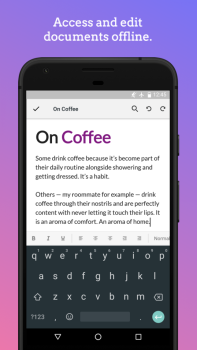 Download Zoho Writer - Document Editor Work for Android screenshot 7