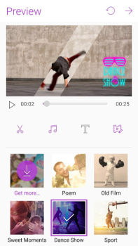 Download MiniMovie - Free Video and Slideshow Editor Video Players & Editors for Android screenshot 3