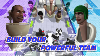 Download Merge Toilet Monster Battle Action for Android screenshot 2