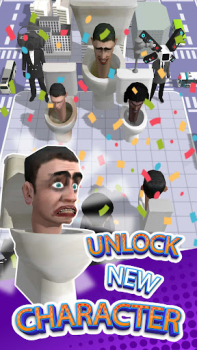 Download Merge Toilet Monster Battle Action for Android screenshot 4