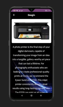 Download Epson l805 Printer Guid Tools for Android screenshot 2