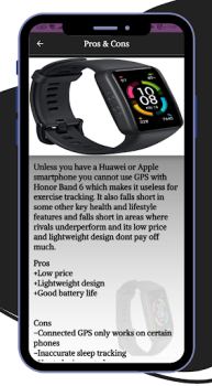 Download HONOR Band 6 smartwatch Guide Tools for Android screenshot 3