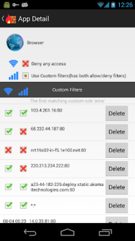 Download NoRoot Firewall Work for Android screenshot 2