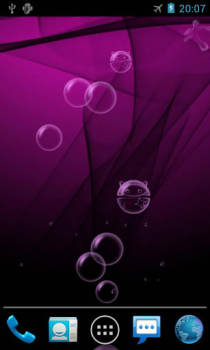 Download Bubble Live Wallpaper Personalization for Android screenshot 3