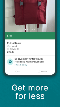 Download Vinted - Buy and sell clothes Purchases for Android screenshot 5