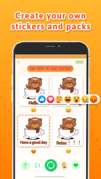 Download Personal stickers StickerMaker Contact for Android screenshot 2