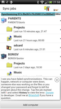 Download SyncMe Wireless Tools for Android screenshot 6