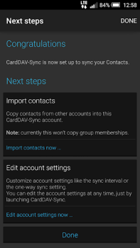 Download CardDAV-Sync free Work for Android screenshot 4