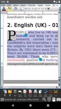 Download AndrOpen Office Business for Android
