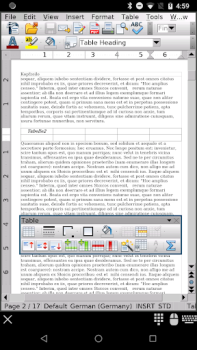 Download AndrOpen Office Business for Android screenshot 2