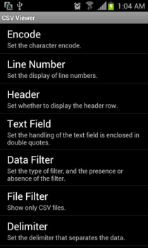 Download CSV Viewer Business for Android screenshot 2
