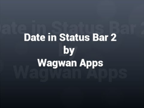Download Date Status Bar 2 Work for Android screenshot 4