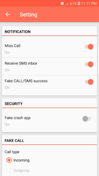 Download Fake Call and Sms Entertainment for Android screenshot 3