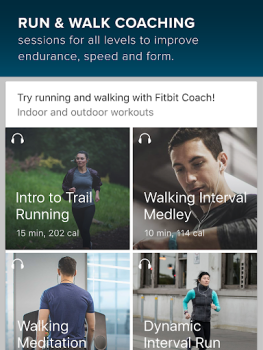 Download Fitbit Coach Health & Fitness for Android screenshot 2