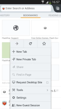 Download FlashFox - Flash Browser Work for Android screenshot 4