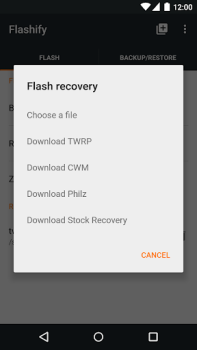 Download Flashify (for root users) Tools for Android screenshot 2